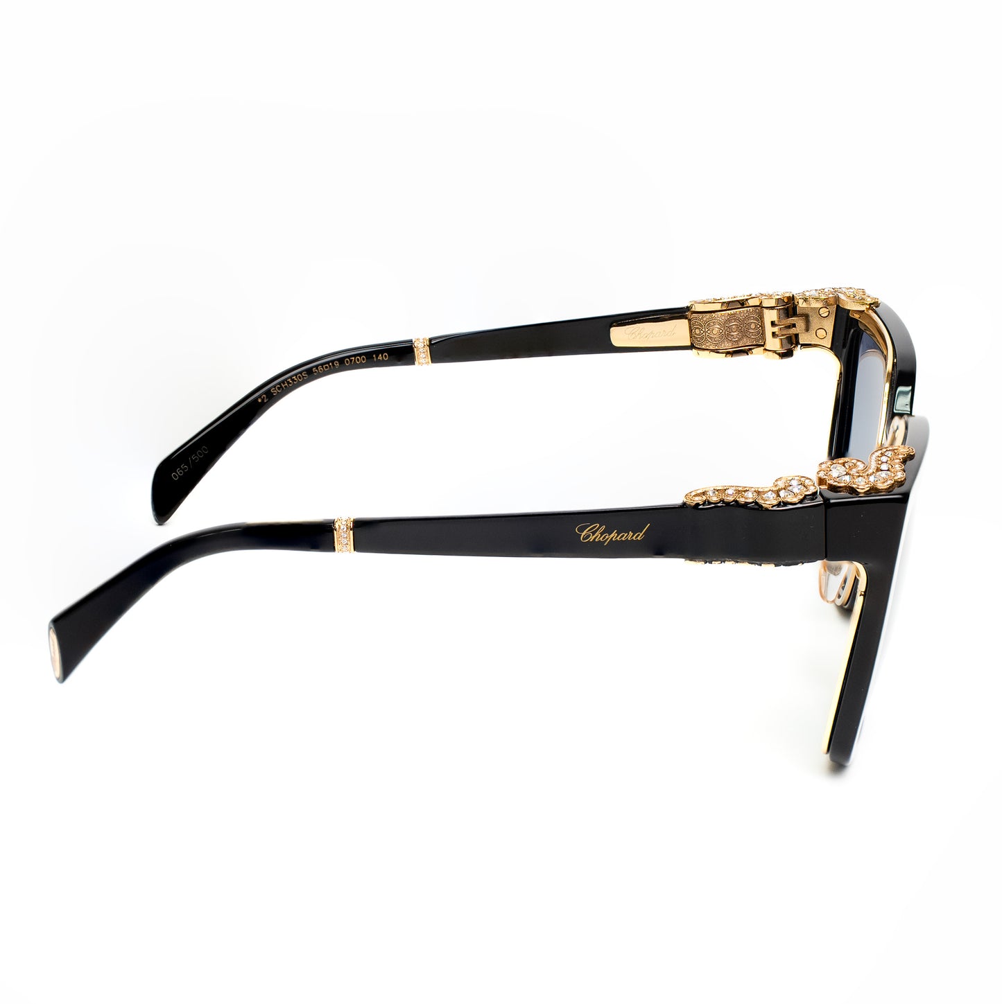Chopard Red Carpet 23K Gold-Plated Sunglasses