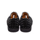 Christian Louboutin Black Spiked Slip Sneakers