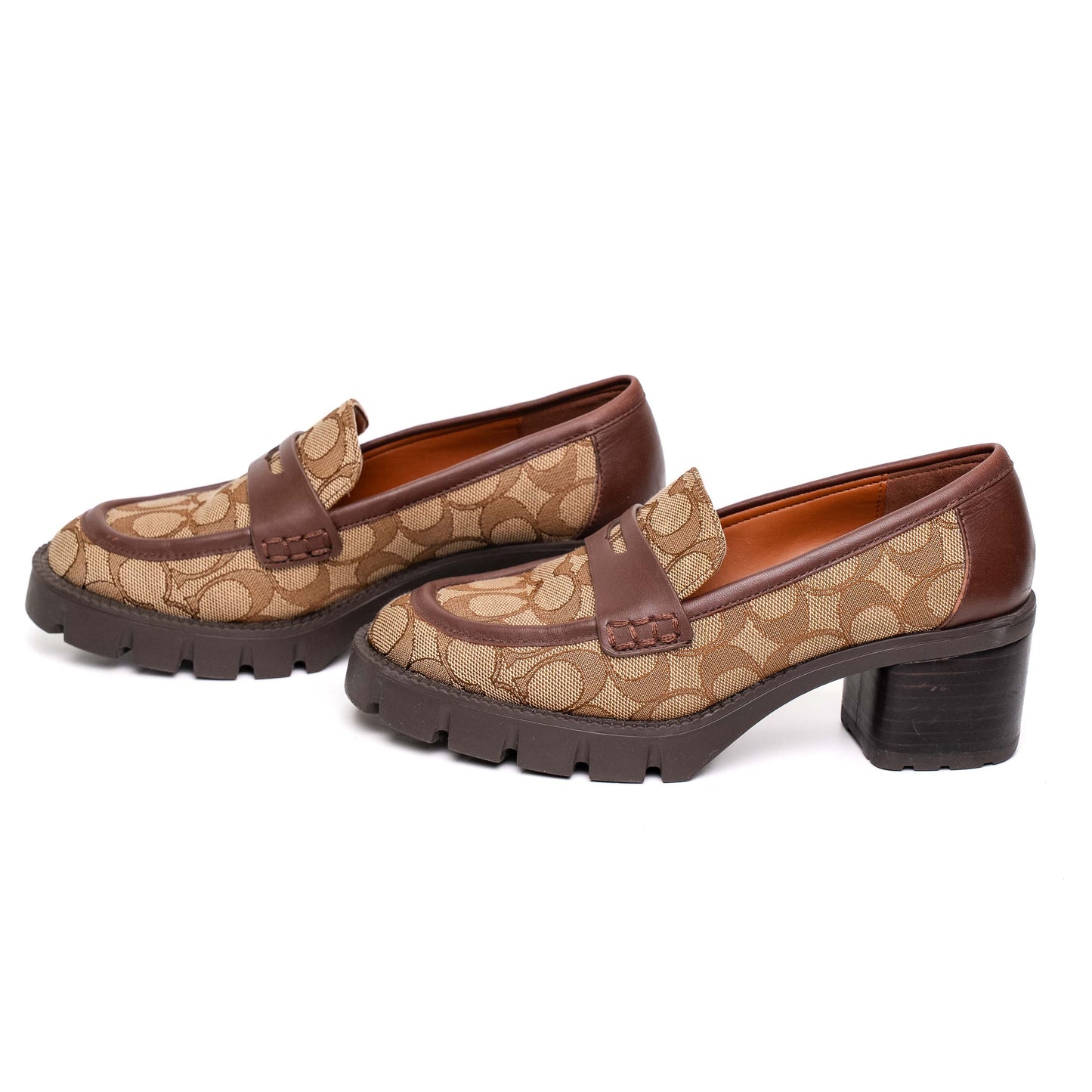 Coach Colleen Signature Jacquard Loafers