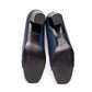 Salvatore Ferragamo Navy Leather Pump Heels