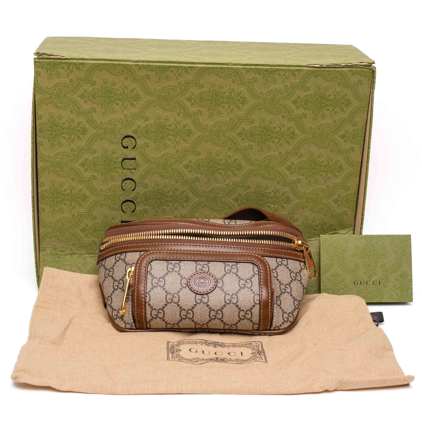 Gucci GG Supreme Interlocking Belt Bag