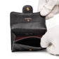 Chanel Caviar Quilted Black Flap Card Holder Wallet