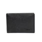 Coach Black Pebbled Leather Compact Bifold Wallet