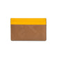 Fendi Shadow Brown Leather Slim Card Holder