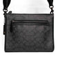 Coach Hitch Black Signature Canvas Crossbody Bag