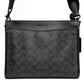 Coach Hitch Black Signature Canvas Crossbody Bag