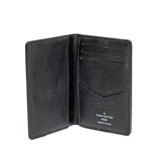 Louis Vuitton Black Leather Pocket Organiser