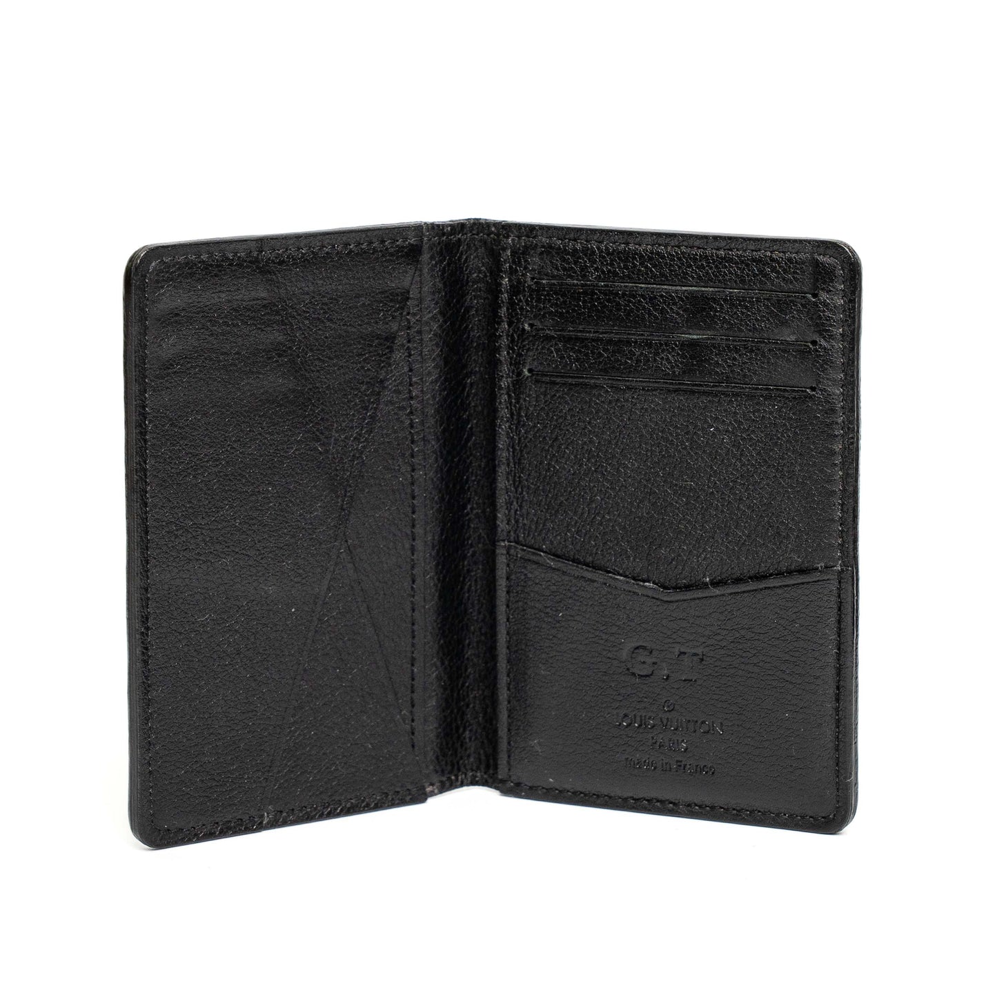 Louis Vuitton Black Leather Pocket Organiser