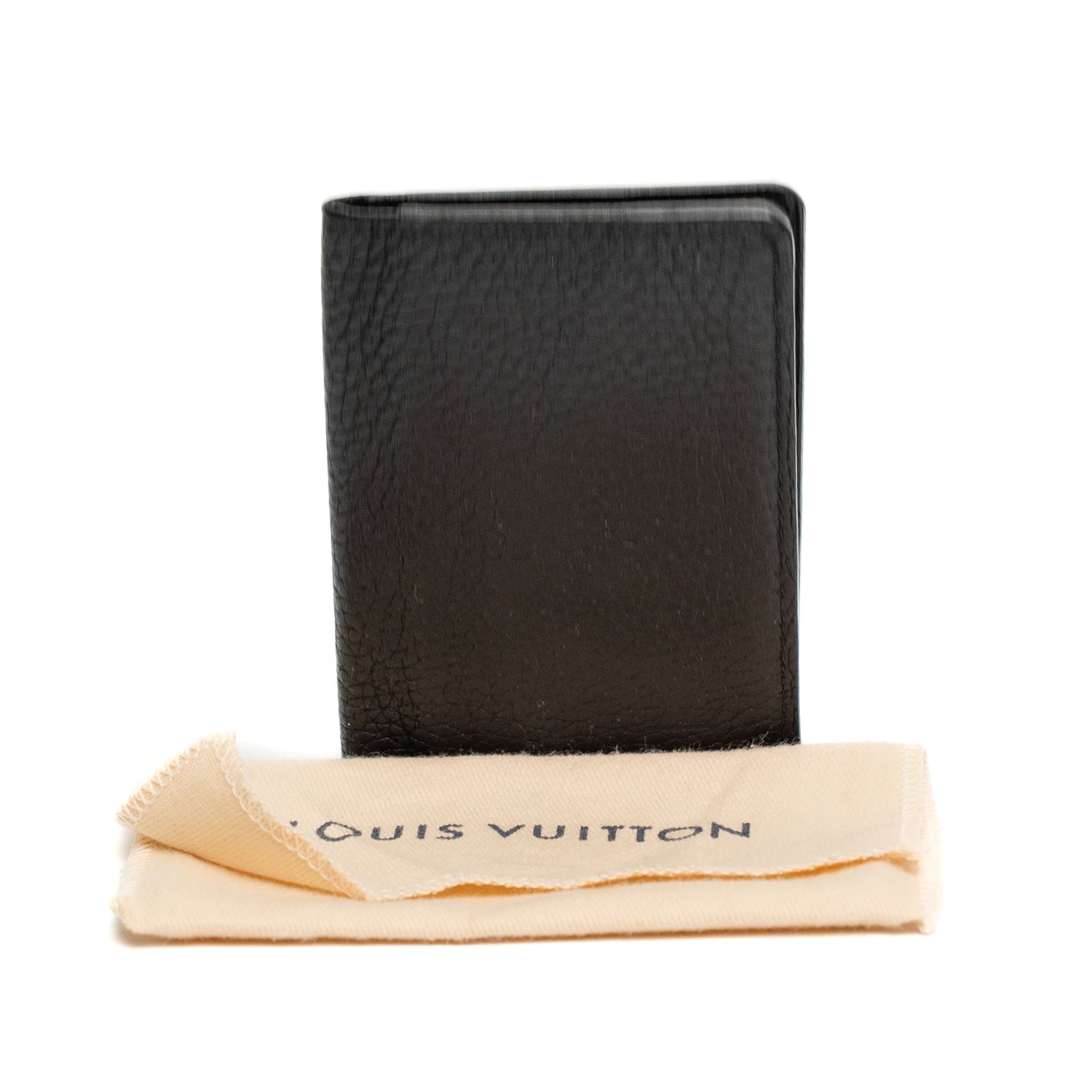 Louis Vuitton Black Leather Pocket Organiser