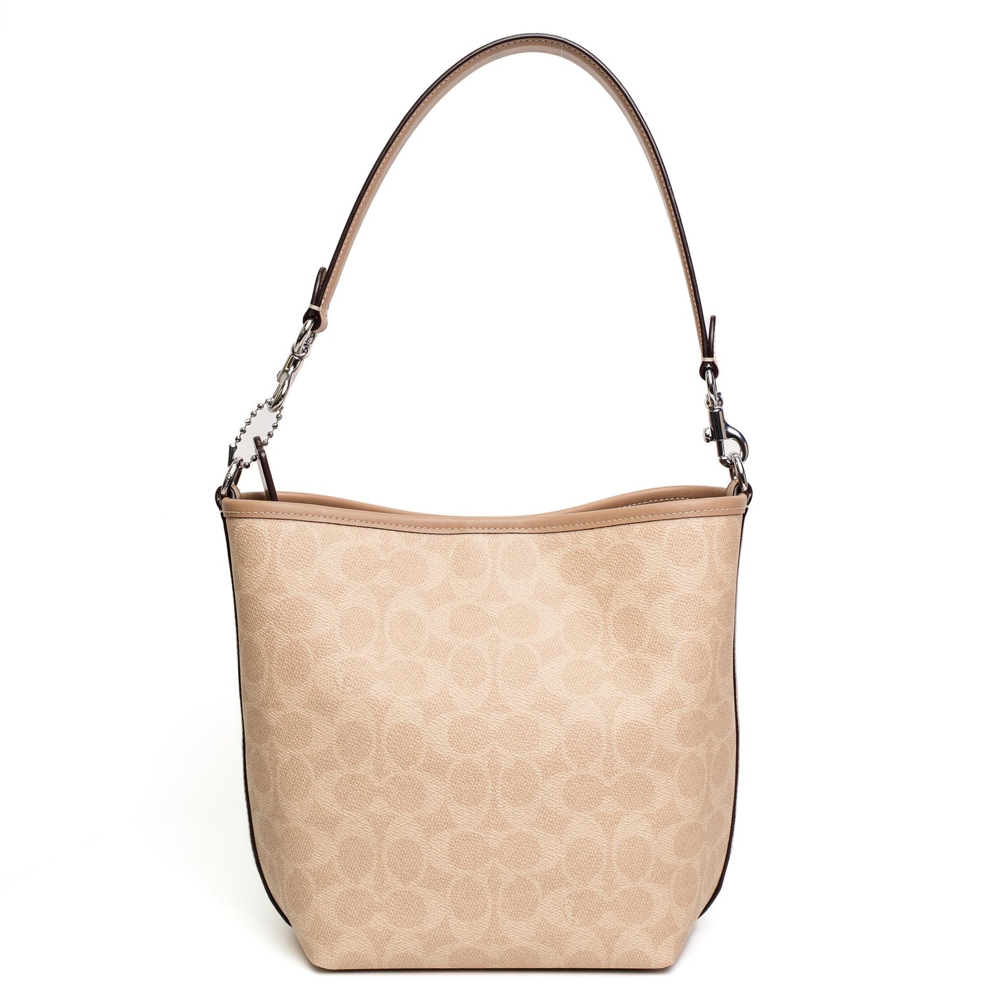 Coach City Bucket Beige Canvas Shoulder Bag