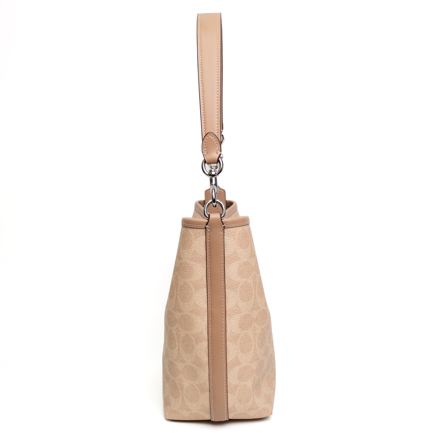 Coach City Bucket Beige Canvas Shoulder Bag