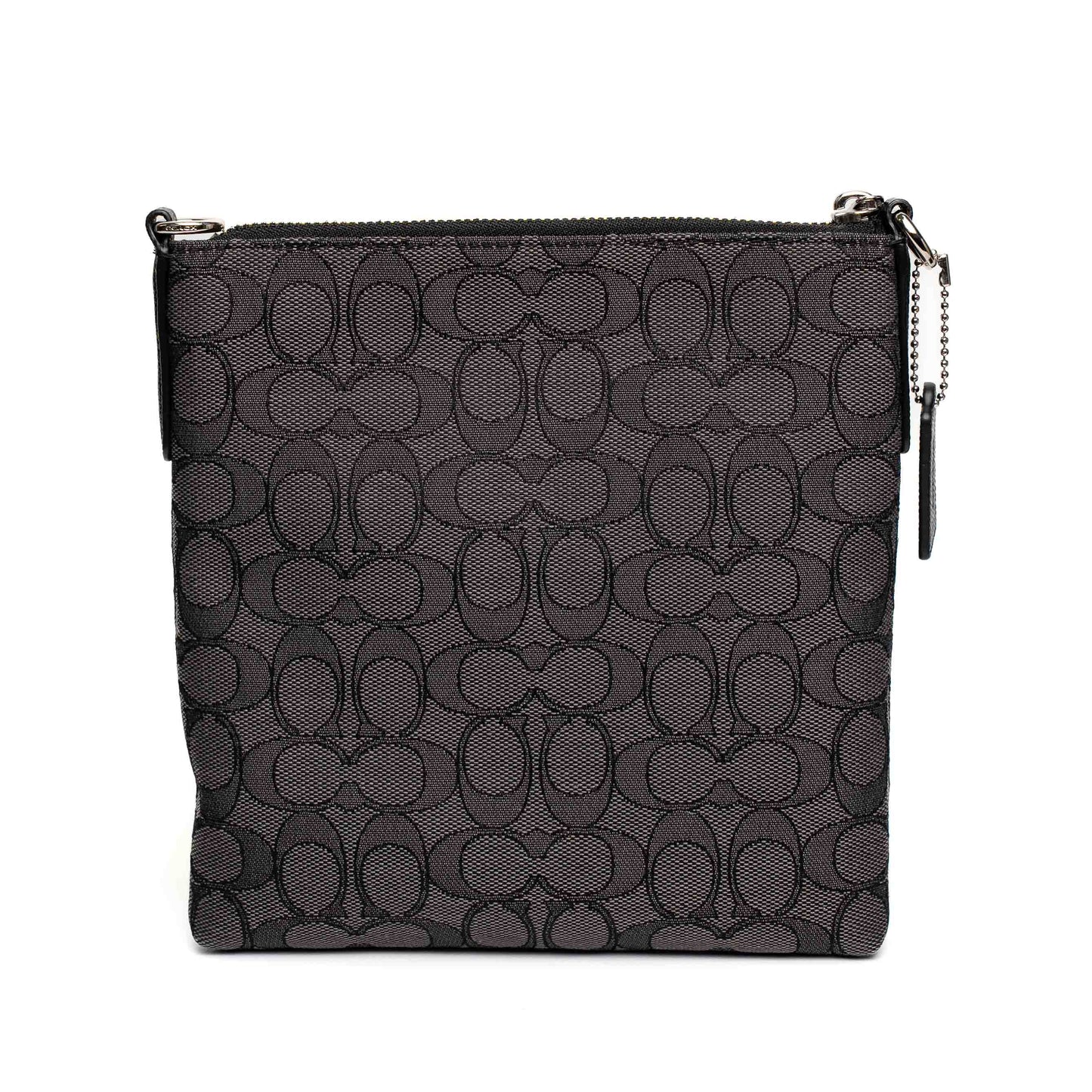 Coach Kitt Signature Jacquard Black Crossbody Bag