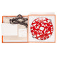 Hermès Red Porcelain Dessert Plate
