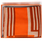 Hermès Avalon Orange Wool Cashmere Blanket