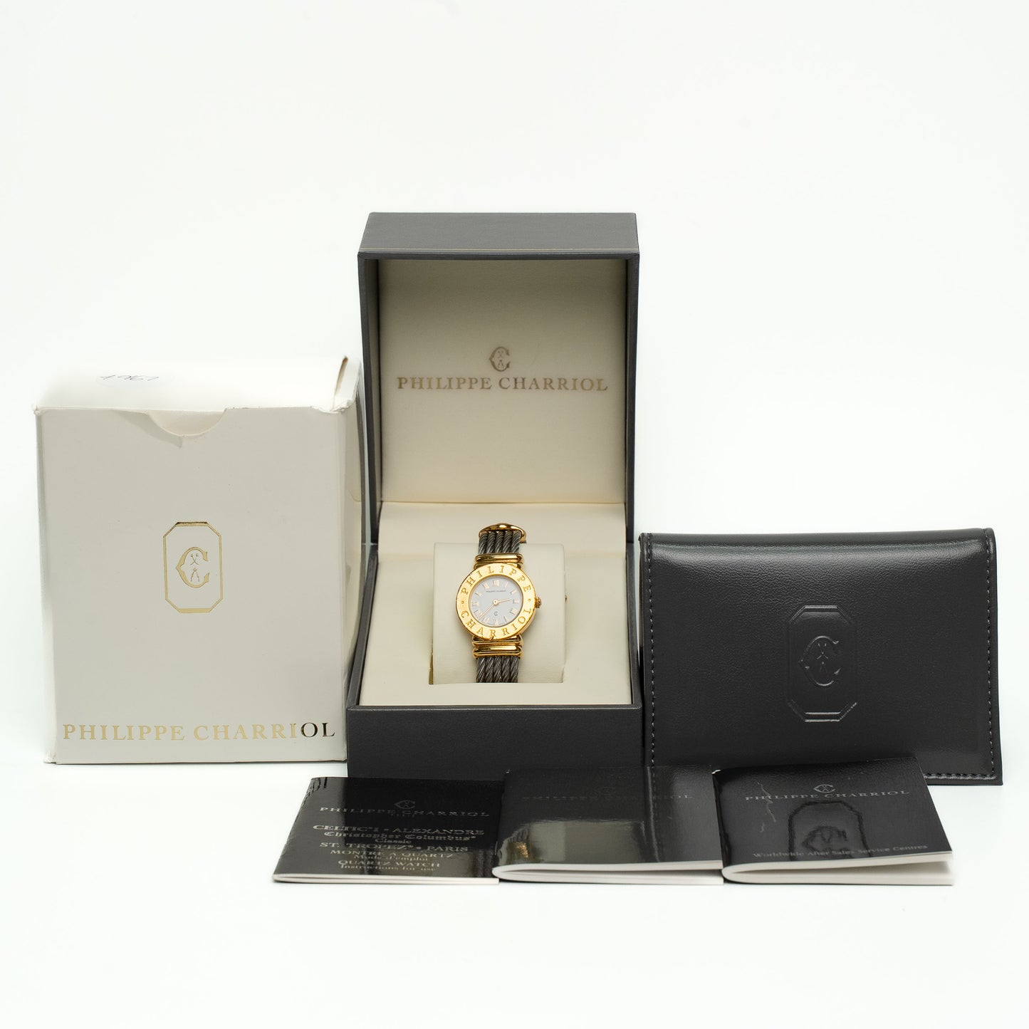 Philippe Charriol Cable Two Tone Quartz Watch
