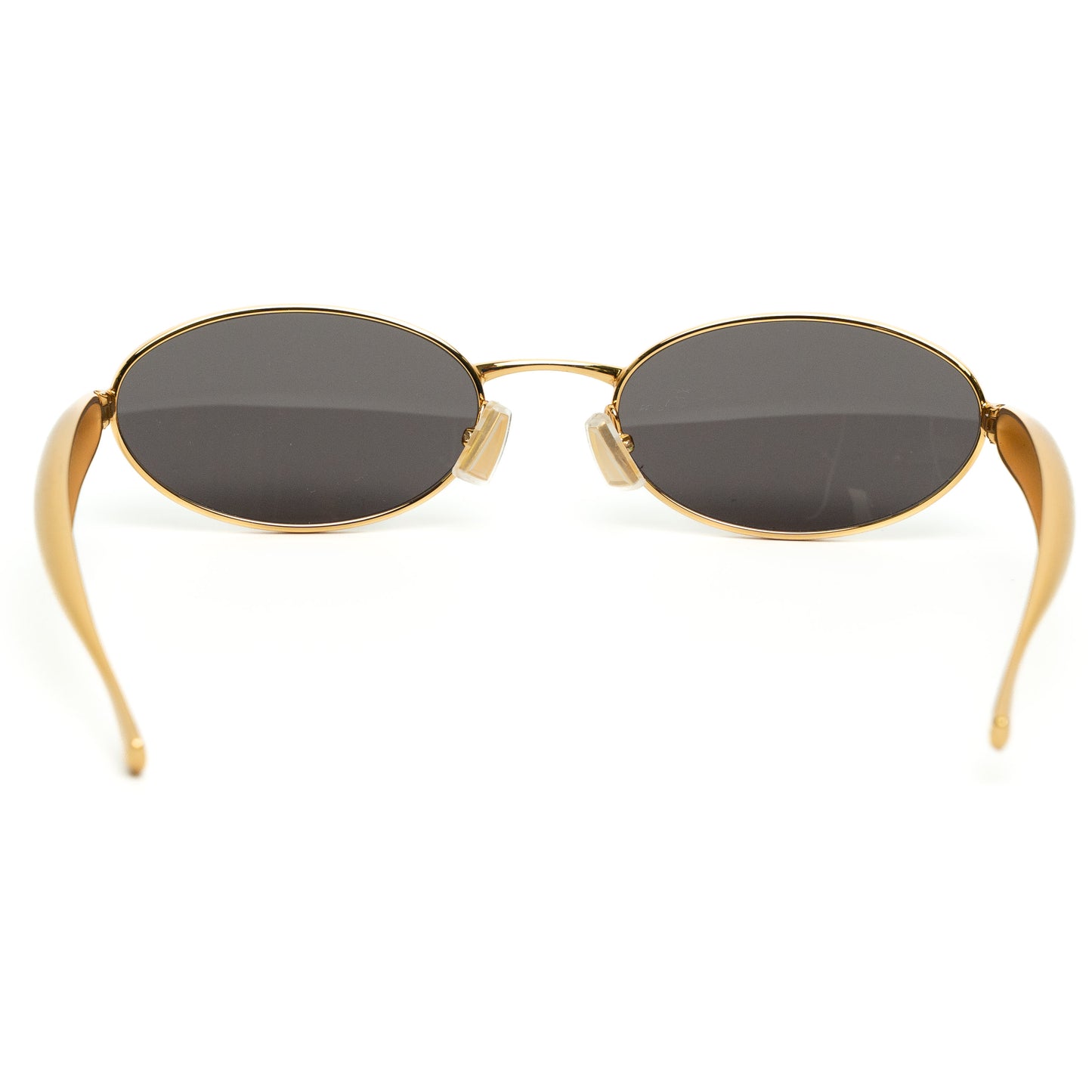 Bottega Veneta BV1386S Sardine Gold Oval Sunglasses