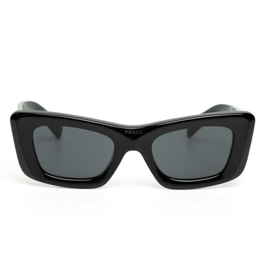Prada PR 13ZS Black Cat Eye Sunglasses
