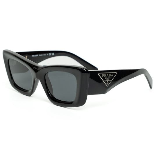 Prada PR 13ZS Black Cat Eye Sunglasses