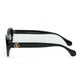 Gucci GG Logo Black Oval Sunglasses