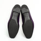 Bally Purple Leather Bow Flats