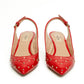 Valentino Garavani Rockstud Patent Slingback Heels