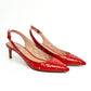 Valentino Garavani Rockstud Patent Slingback Heels