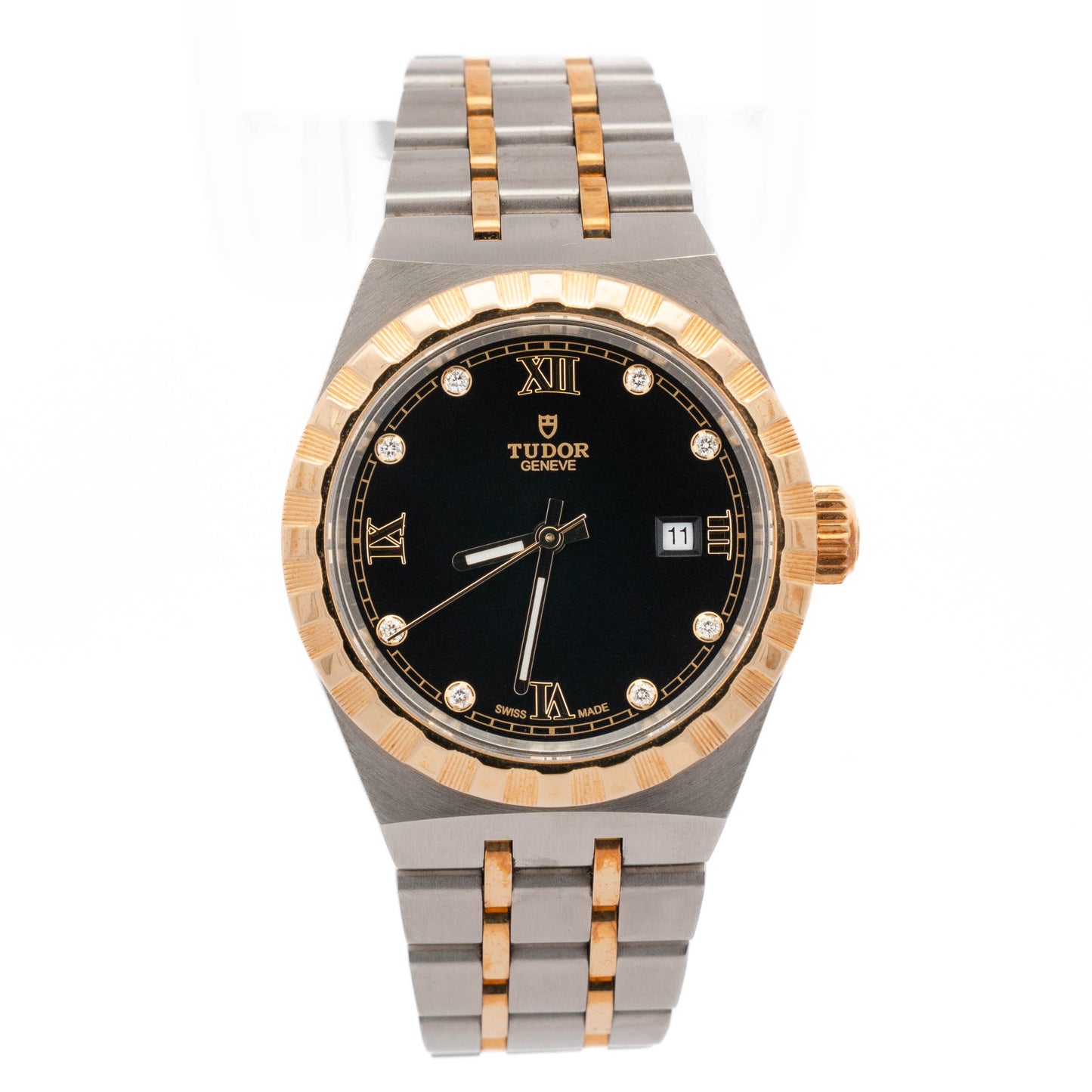 Tudor Royal Two-Tone Diamond Dial Watch