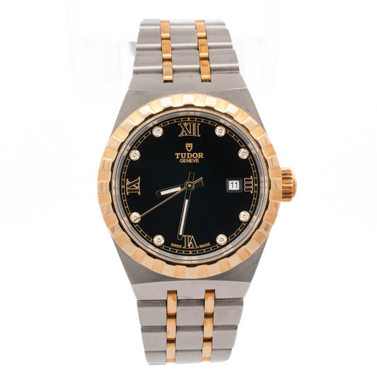 Tudor Royal Two-Tone Diamond Dial Watch