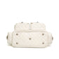Chanel White Quilted Leather Multi Pocket Bag
