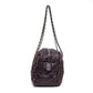 Chanel Vizance Purple Quilted Chain Shoulder Bag