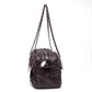 Chanel Vizance Purple Quilted Chain Shoulder Bag