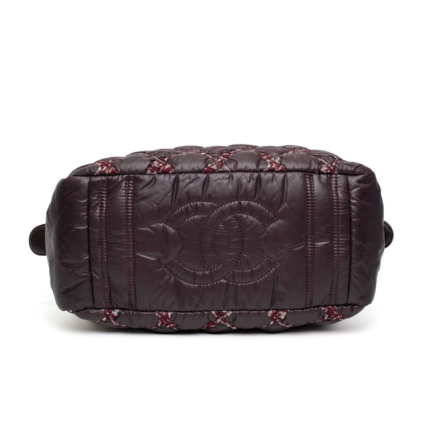 Chanel Vizance Purple Quilted Chain Shoulder Bag