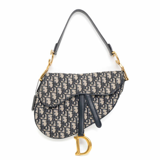 Dior Saddle Oblique Jacquard Shoulder Bag
