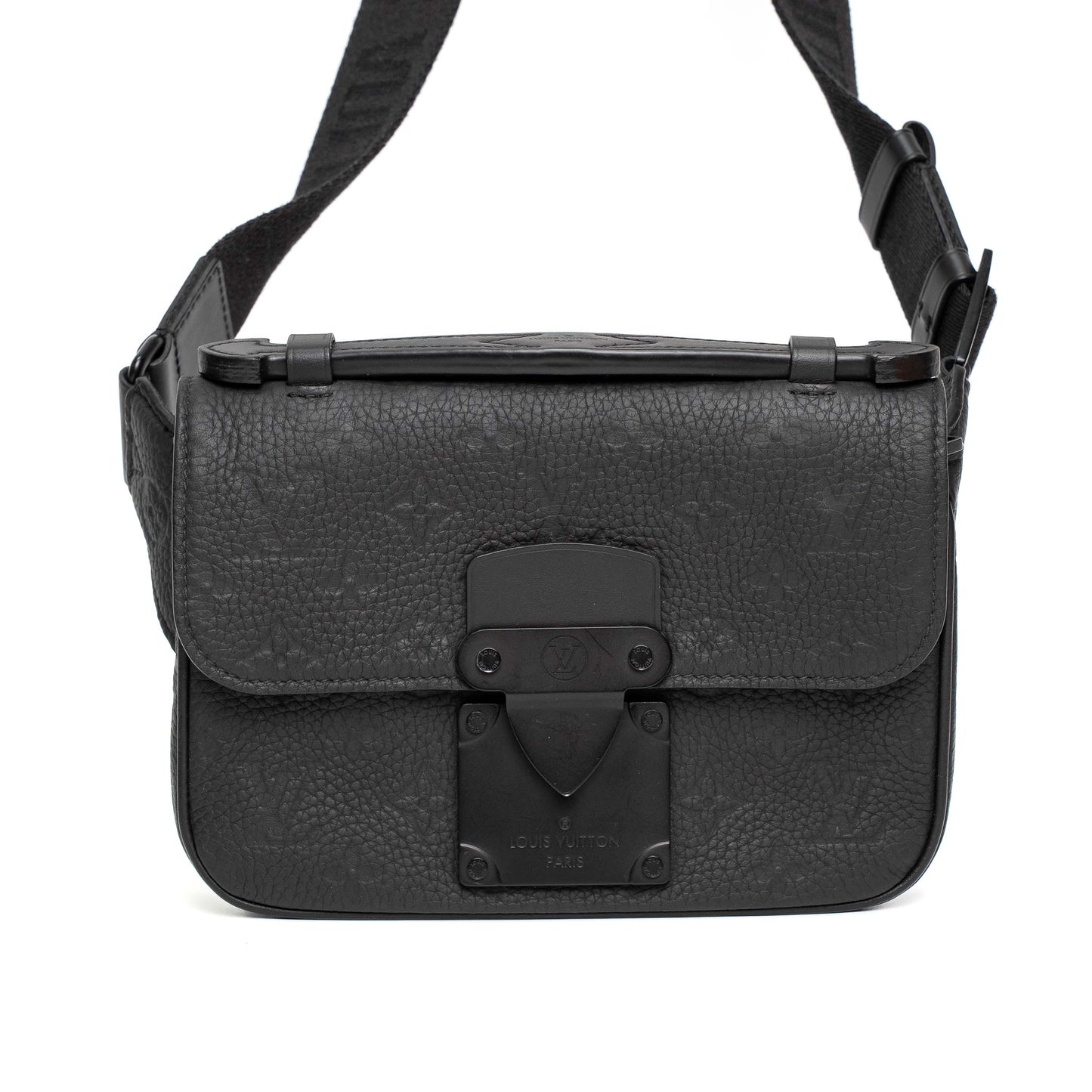 Louis Vuitton S Lock Taurillon Leather Sling Bag