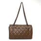 Chanel Classic Flap Brown Quilted Shoulder Bag