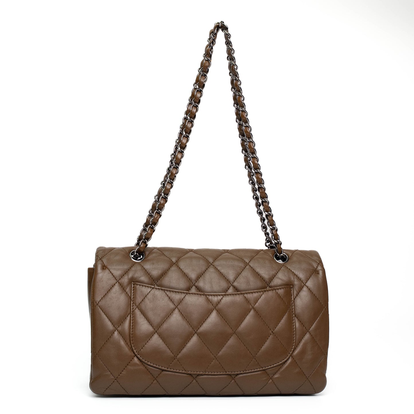 Chanel Classic Flap Brown Quilted Shoulder Bag