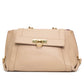 Salvatore Ferragamo Beige Leather Top Handle Shoulder Bag