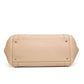 Salvatore Ferragamo Beige Leather Top Handle Shoulder Bag