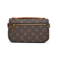 Louis Vuitton Pochette Métis East West Monogram Shoulder Bag