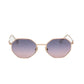 Valentino Hexagon Rose Gold Sunglasses