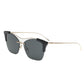 Prada Black Gold Shield Sunglasses
