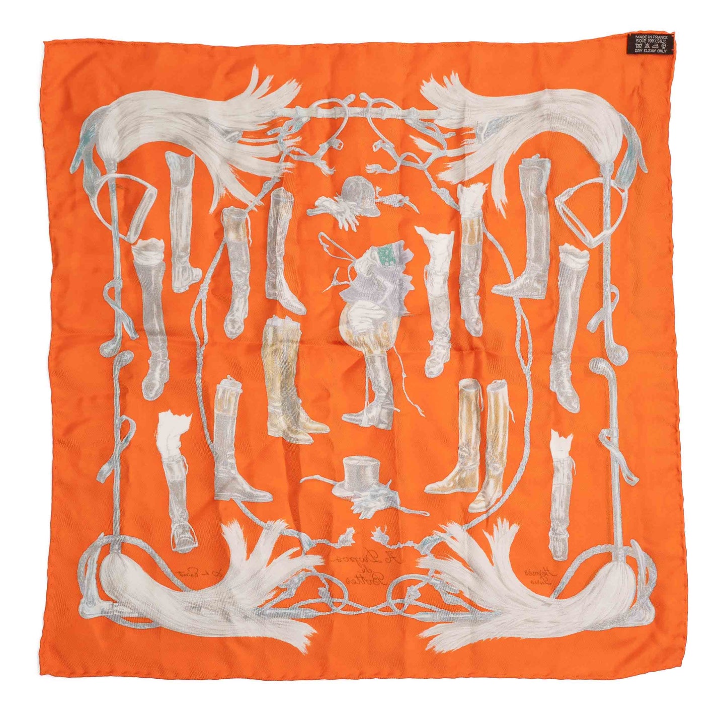 Hermès A Propos des Bottes Silk Scarf