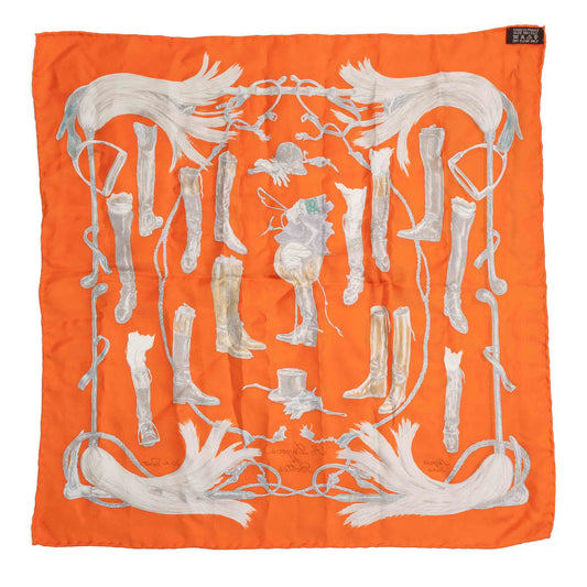 Hermès A Propos des Bottes Silk Scarf