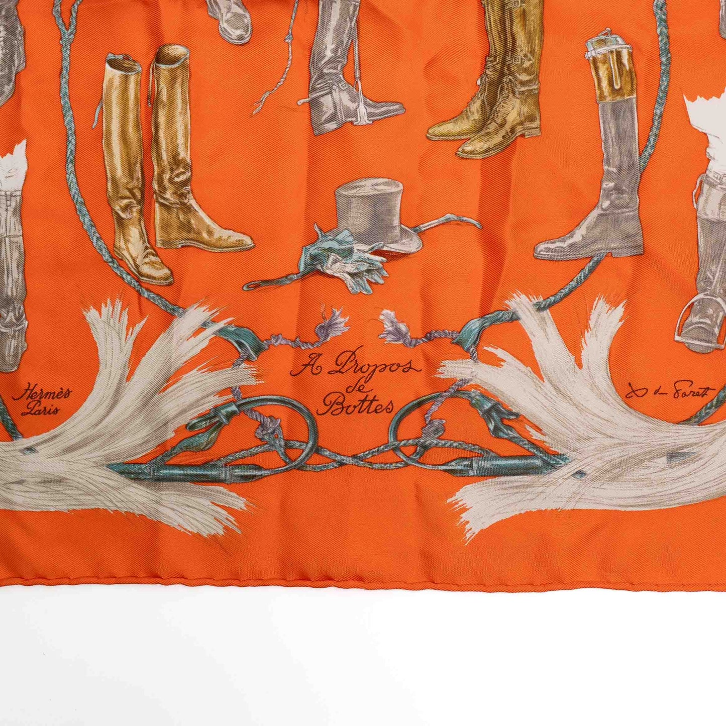 Hermès A Propos des Bottes Silk Scarf