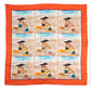 Hermès Bain de Mer Orange Silk Scarf