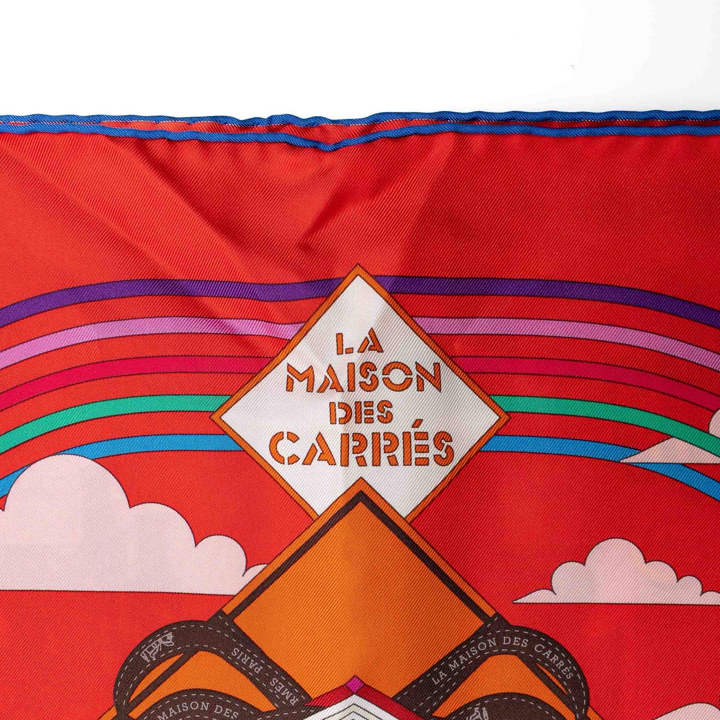 Hermès La Maison des Carrés Silk Scarf