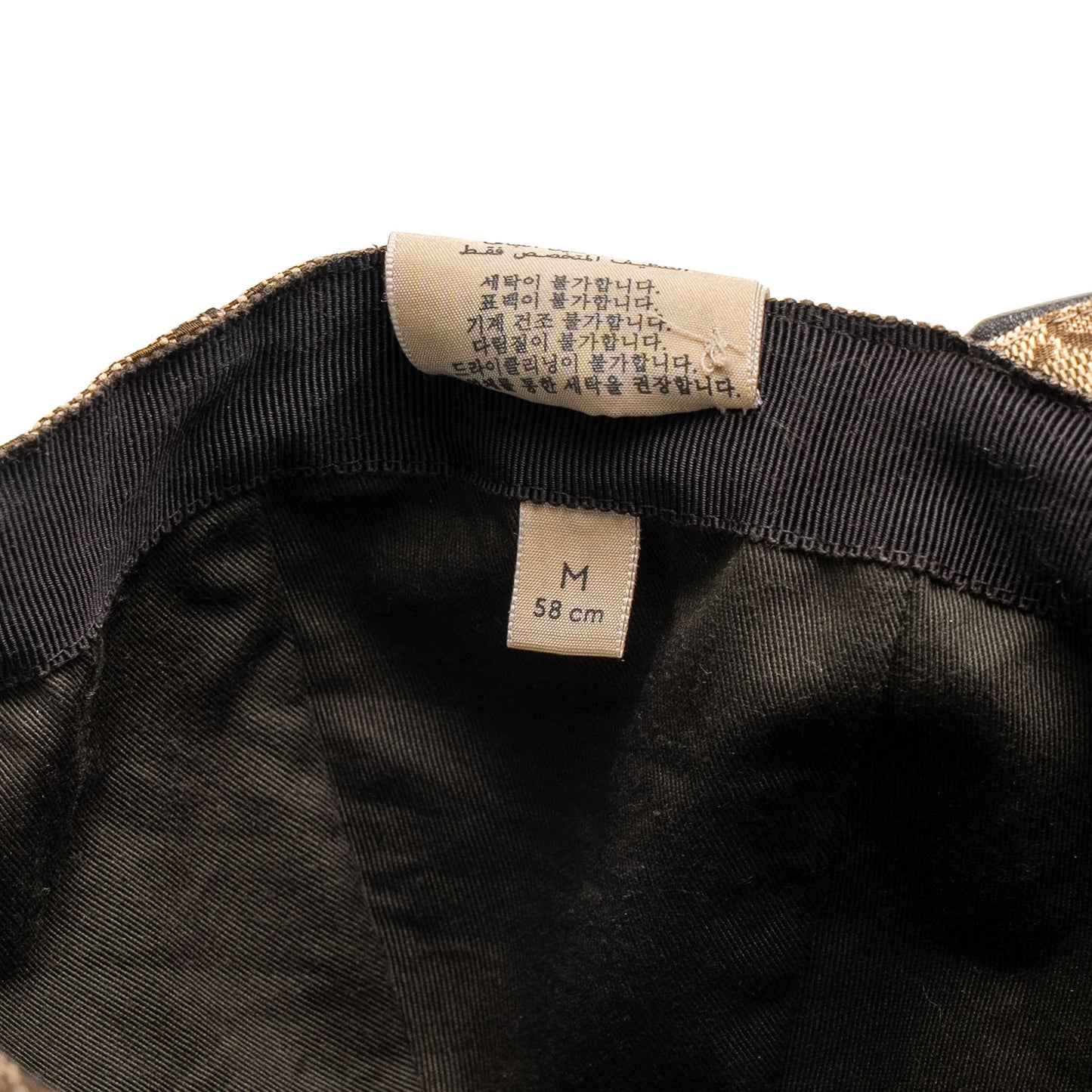 Gucci signature GG Canvas Web Stripe Cap