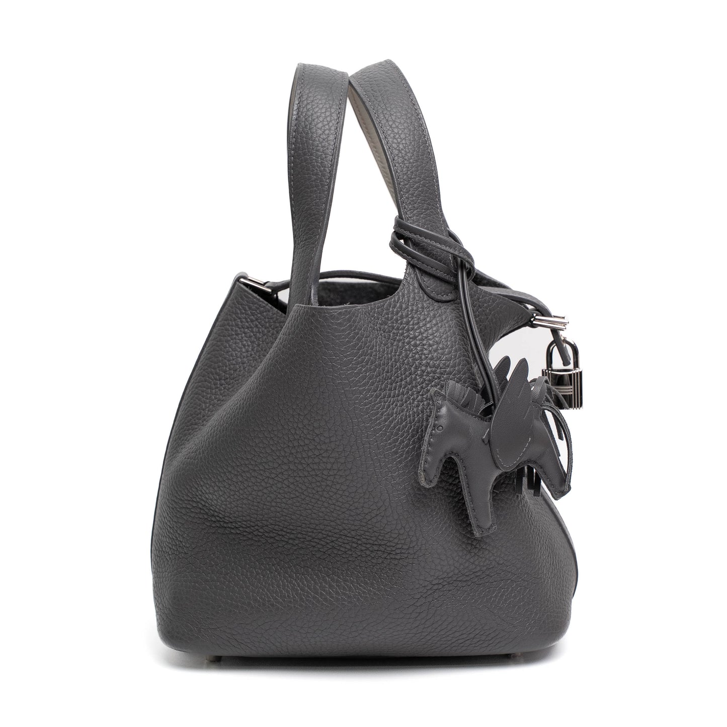 Hermès Picotin Lock 18 Ardoise Clemence Leather Bag
