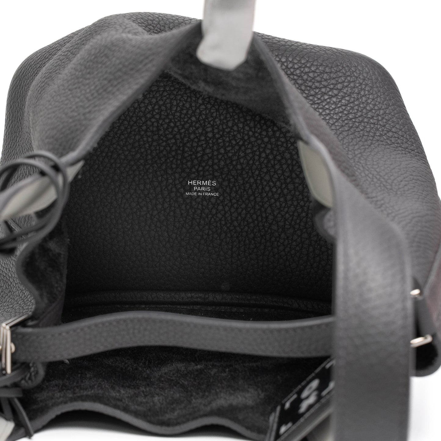 Hermès Picotin Lock 18 Ardoise Clemence Leather Bag