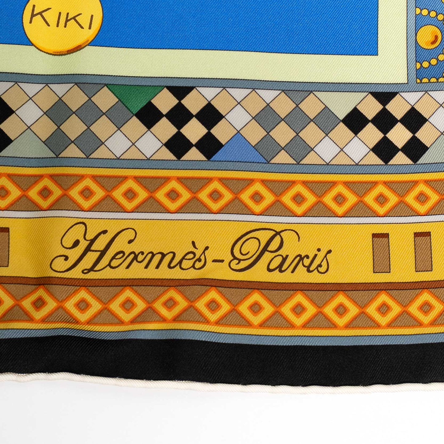 Hermès Colliers de Chiens Silk Scarf